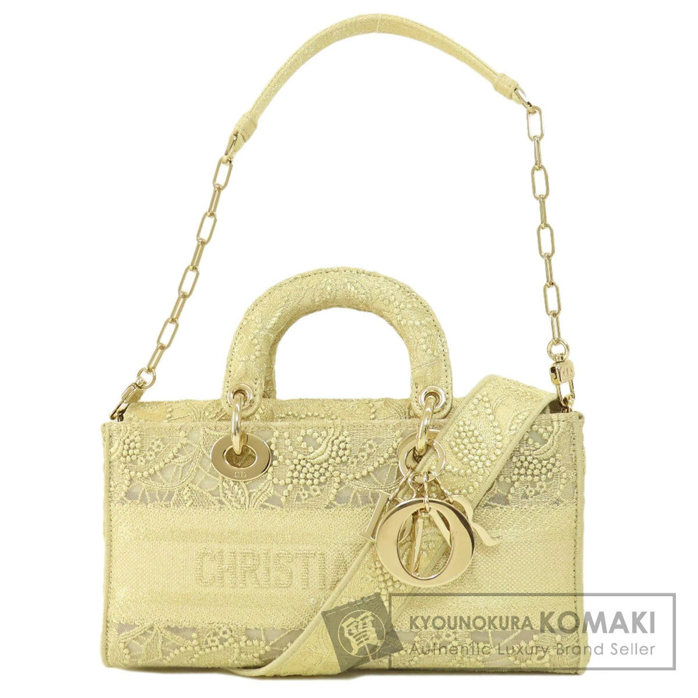 Christian Dior Lady D Joy Handbag Canvas